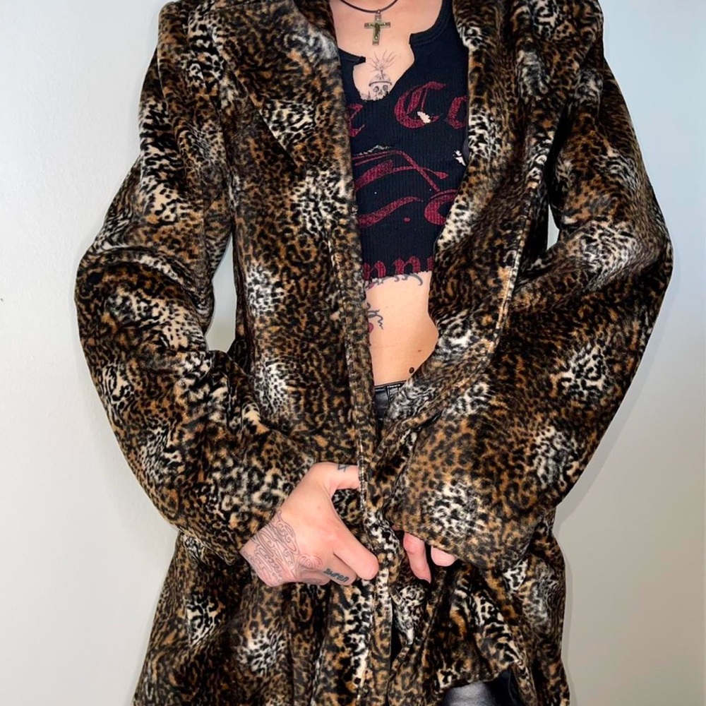 90’s Formula X leopard print jacket